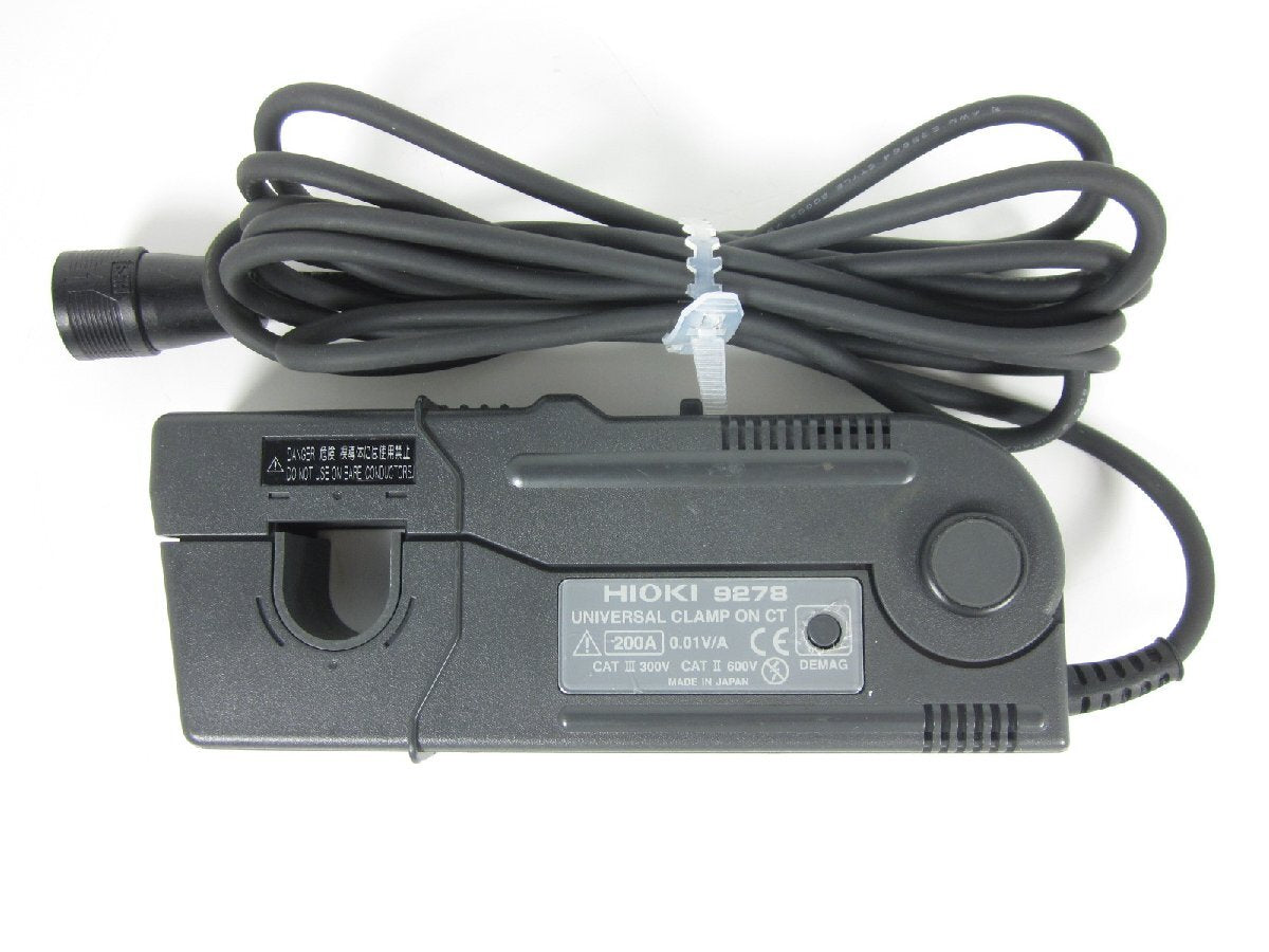 HIOKI 3194/8940/9555 Universal Clamp-On CT Sensor 9278 AC/DC 200A [f1215893845]