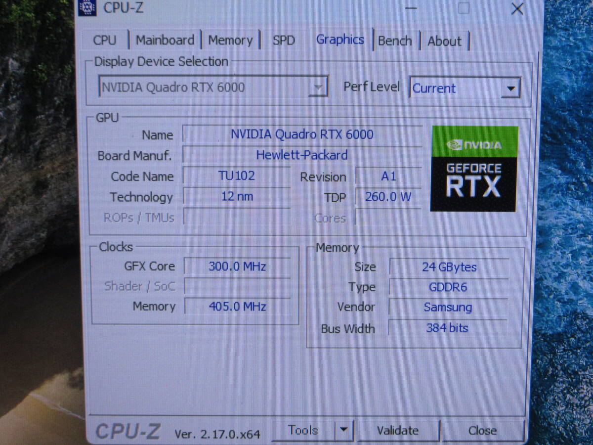 NVIDIA Quadro RTX 6000 24GB GDDR6 Graphics Card [u1215919912]