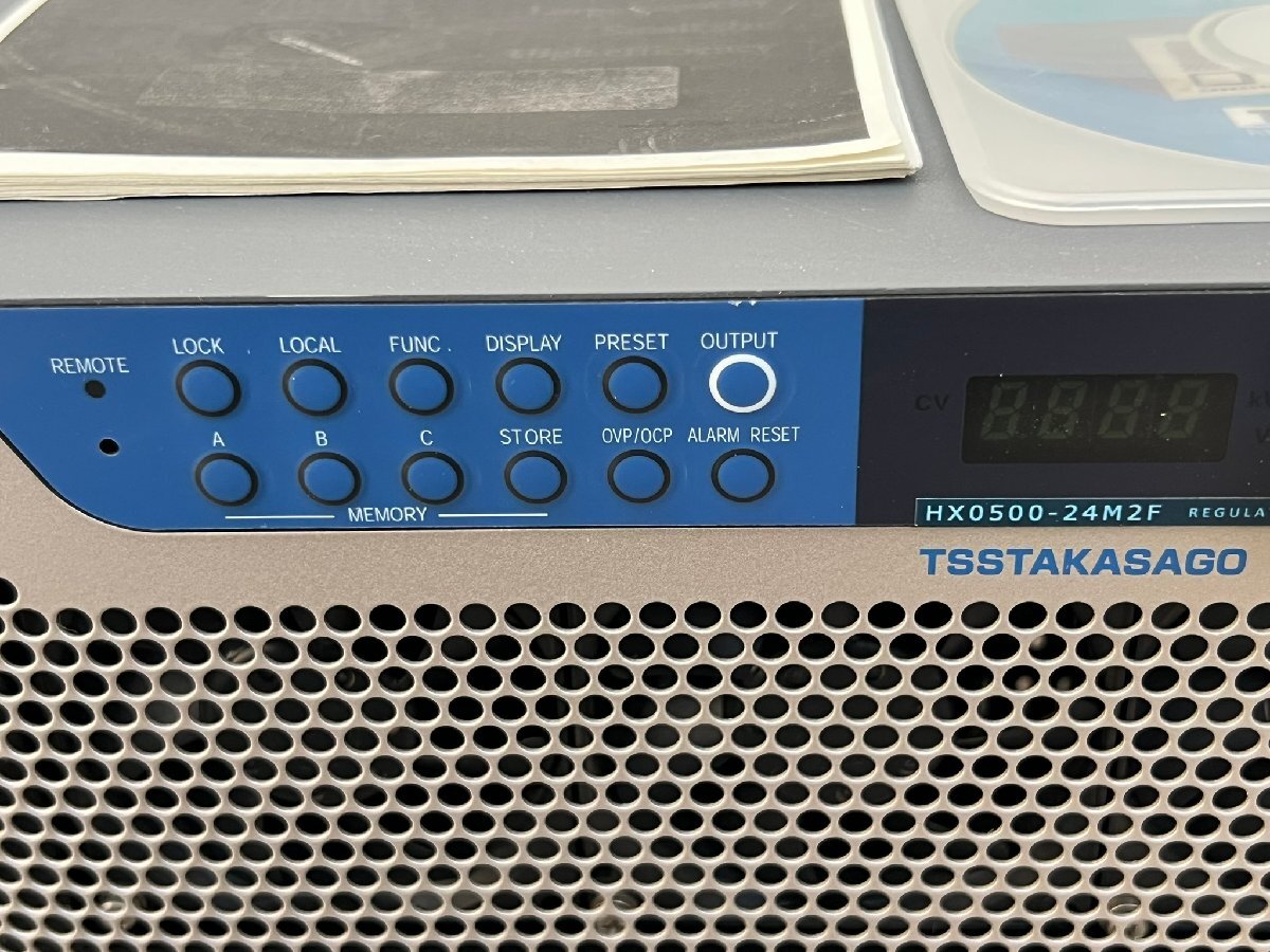 Takasago HX0500-24M2F Regulated DC Power Supply 500V 24A [o1216533461]