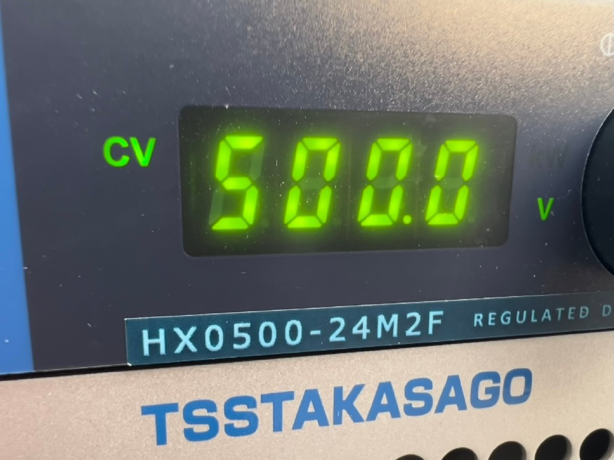 Takasago HX0500-24M2F Regulated DC Power Supply 500V 24A [o1216533461]