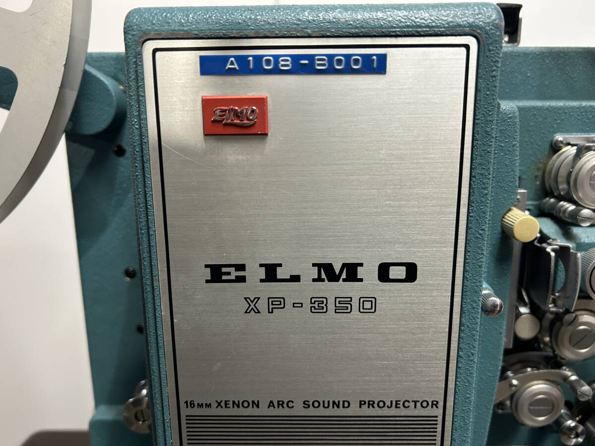 ELMO XP-350 16mm Sound Projector Xenon Lamp Rectifier with 2 Empty Reels [x1216555607]