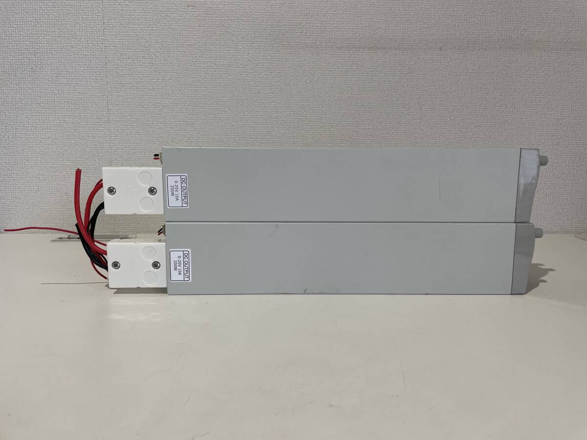 Kikusui PAV20-10 Variable Switching Power Supply 0-20V 10A 2 Units (untested) [p1216829674]