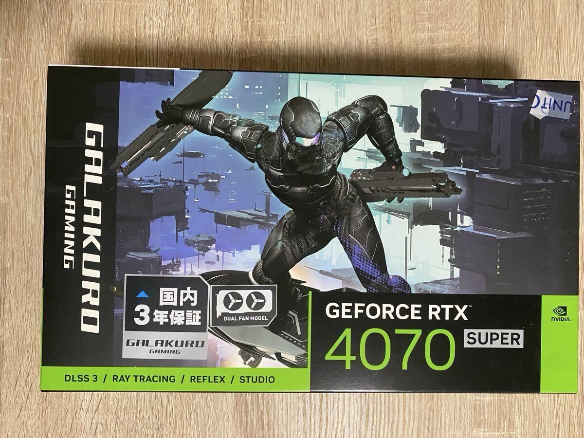 GALAKURO NVIDIA GeForce RTX 4070 Super Graphics Card GG-RTX4070SP-E12GB/DF2 [s1216901723]