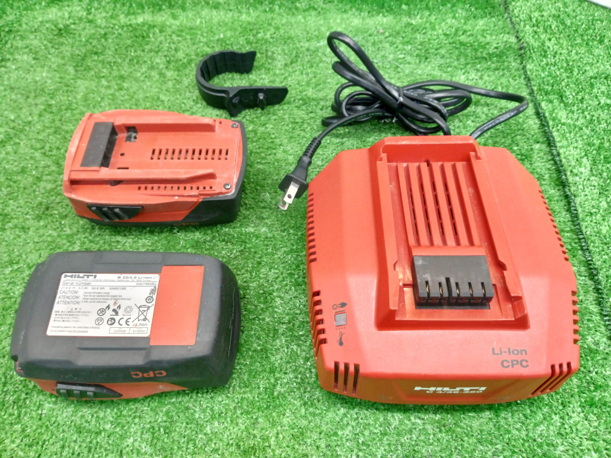HILTI BX 3-ME-02 Rechargeable Nailing Machine 21.6V 3.0Ah 2 Batteries with Charger [j1217015886]