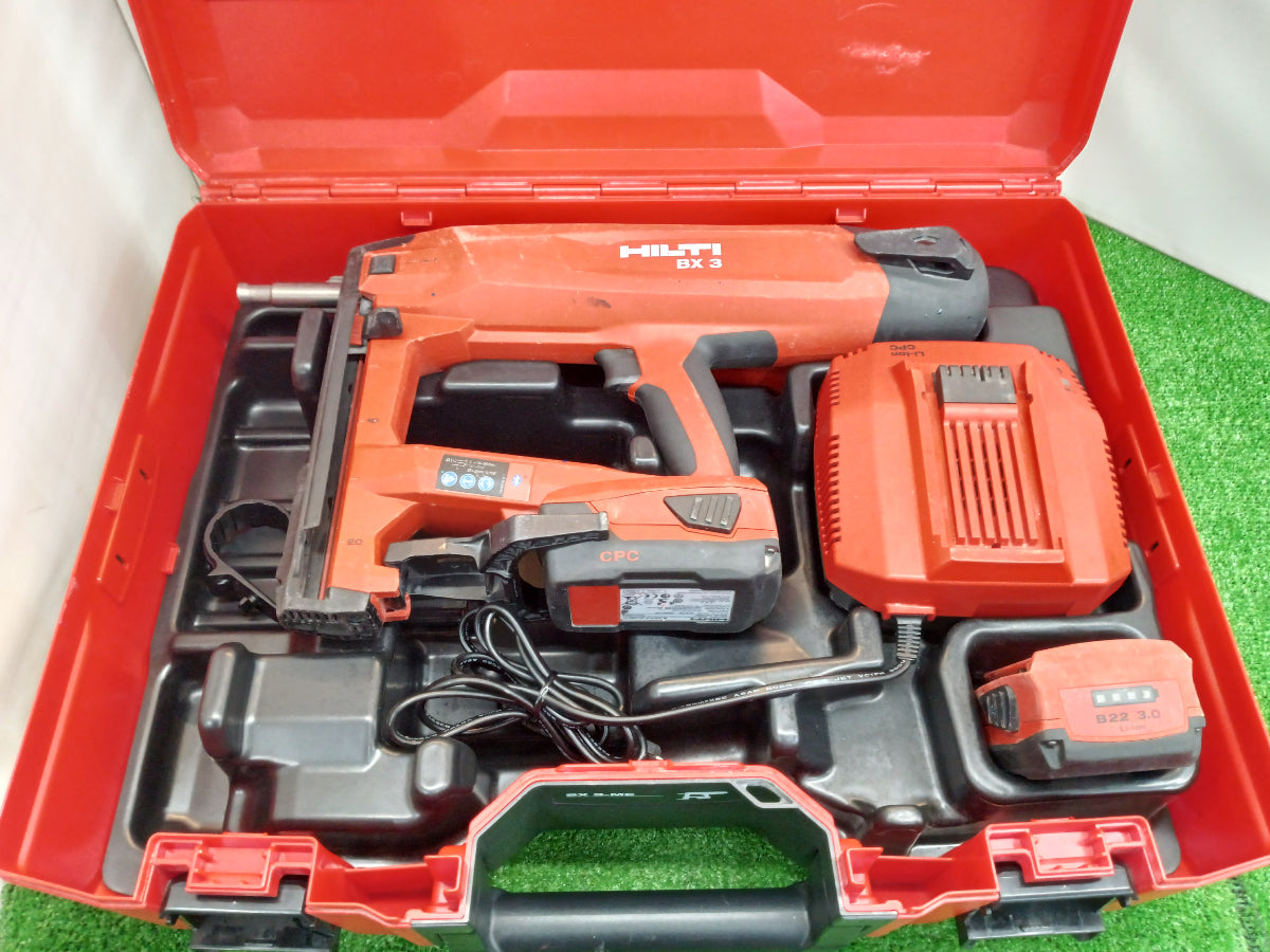 HILTI BX 3-ME-02 Rechargeable Nailing Machine 21.6V 3.0Ah 2 Batteries with Charger [j1217015886]