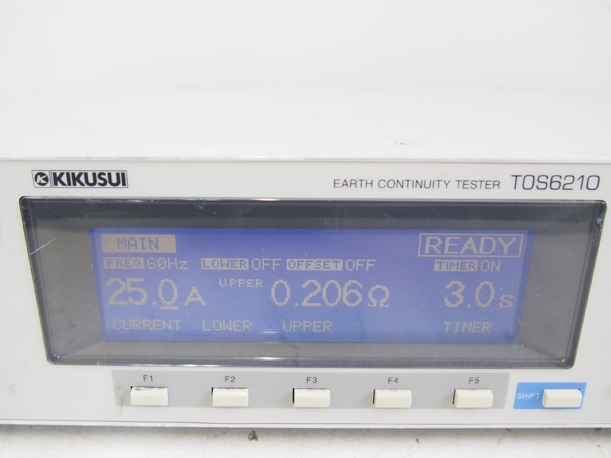 KIKUSUI TOS6210 Earth Continuity Tester 100V [e1217038846]