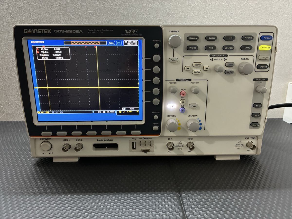AS ONE GDS-2202A Digital Storage Oscilloscope [w1217056310]