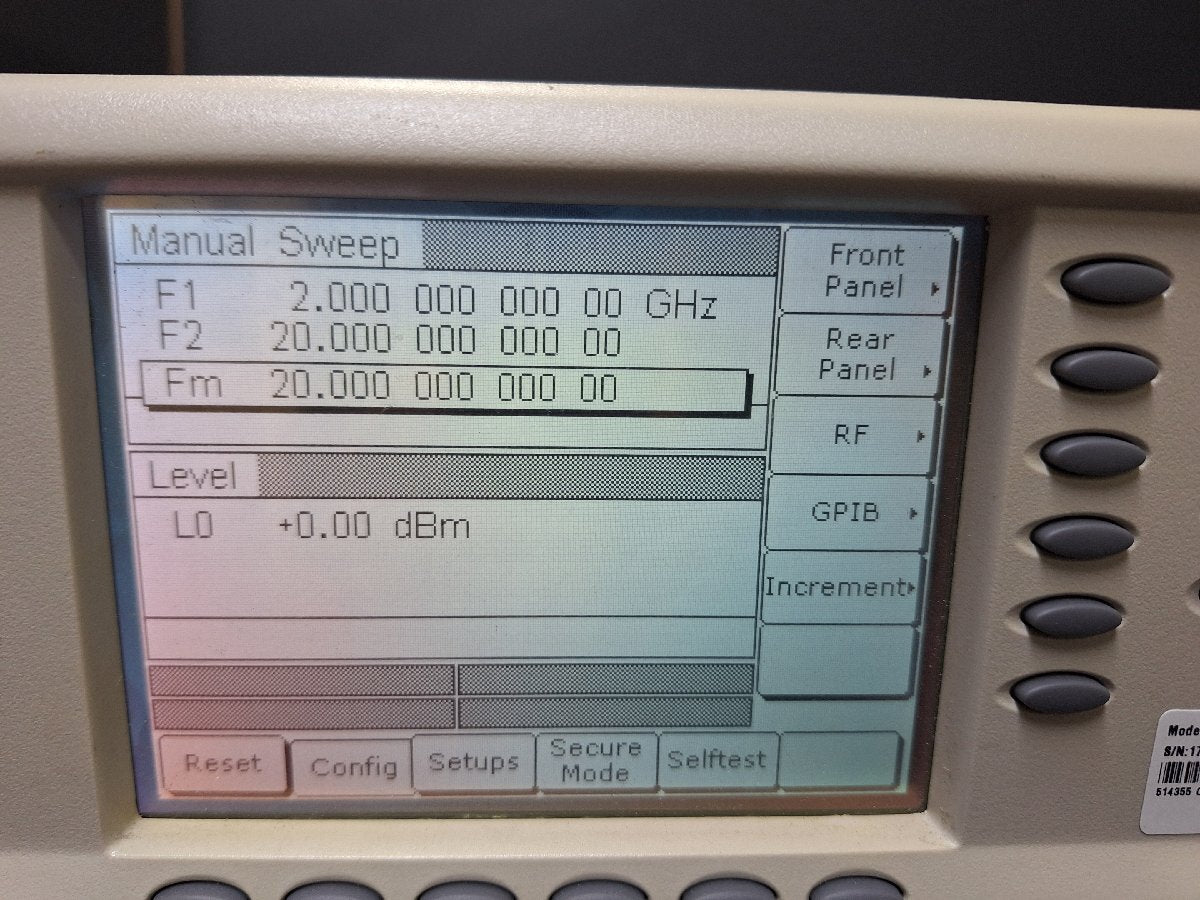 Anritsu MG3692C Signal Generator 2 GHz to 20 GHz [d1217440348]
