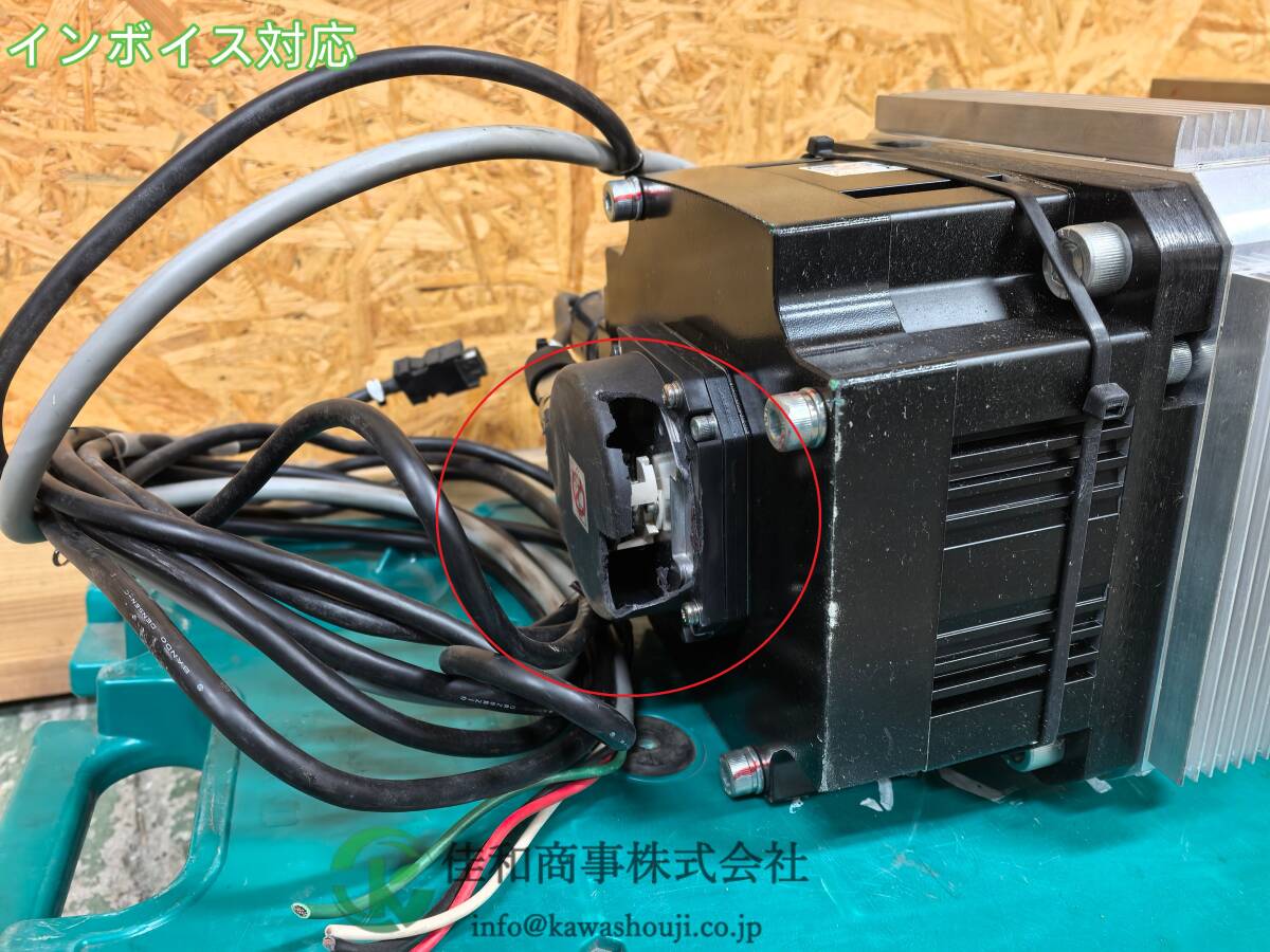 NIDE-SHIMPO VRS-100B-5-K3-38KA53 MITSUBISHI HG-SR202 Servo Motor [m1217802877]