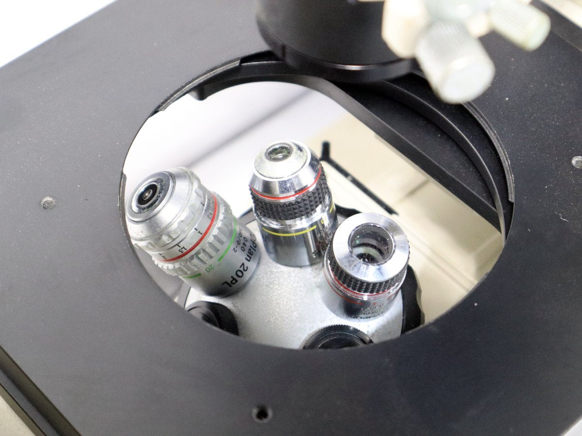 Olympus IMT-2 Microscope with CDPlan 20PL 0.40, 10PL 0.30, SPlan 4PL 0.13, WHK 10×/20L [m1218178994]