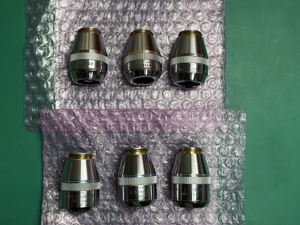 Leica NPL Fluotar DF Microscope Objective Lens Set with RMS Mount [1218229612]
