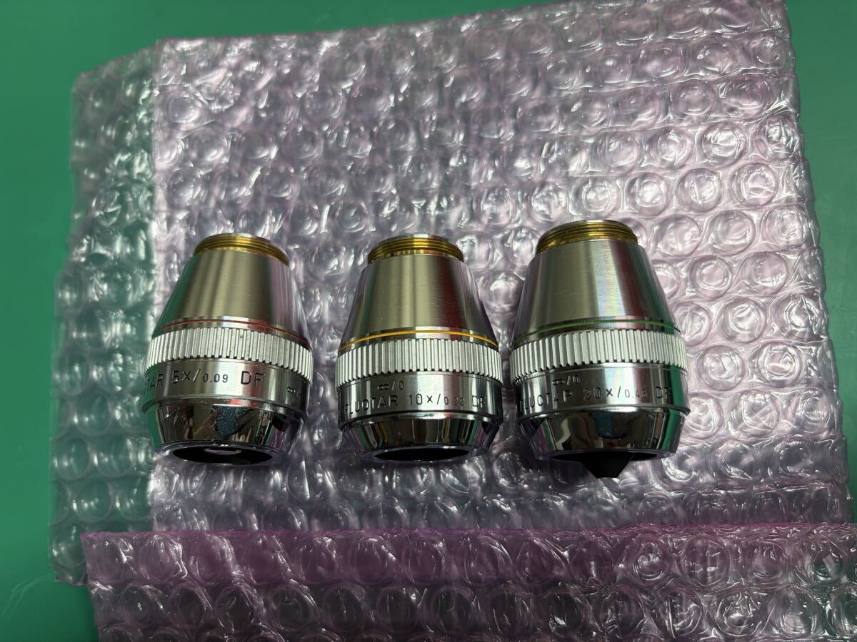 Leica NPL Fluotar DF Microscope Objective Lens Set with RMS Mount [1218229612]