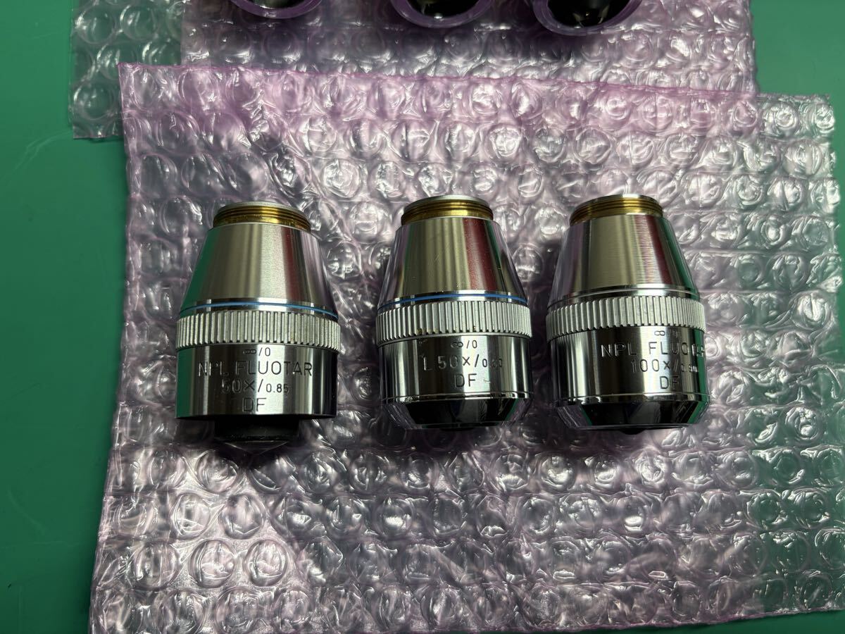 Leica NPL Fluotar DF Microscope Objective Lens Set with RMS Mount [1218229612]