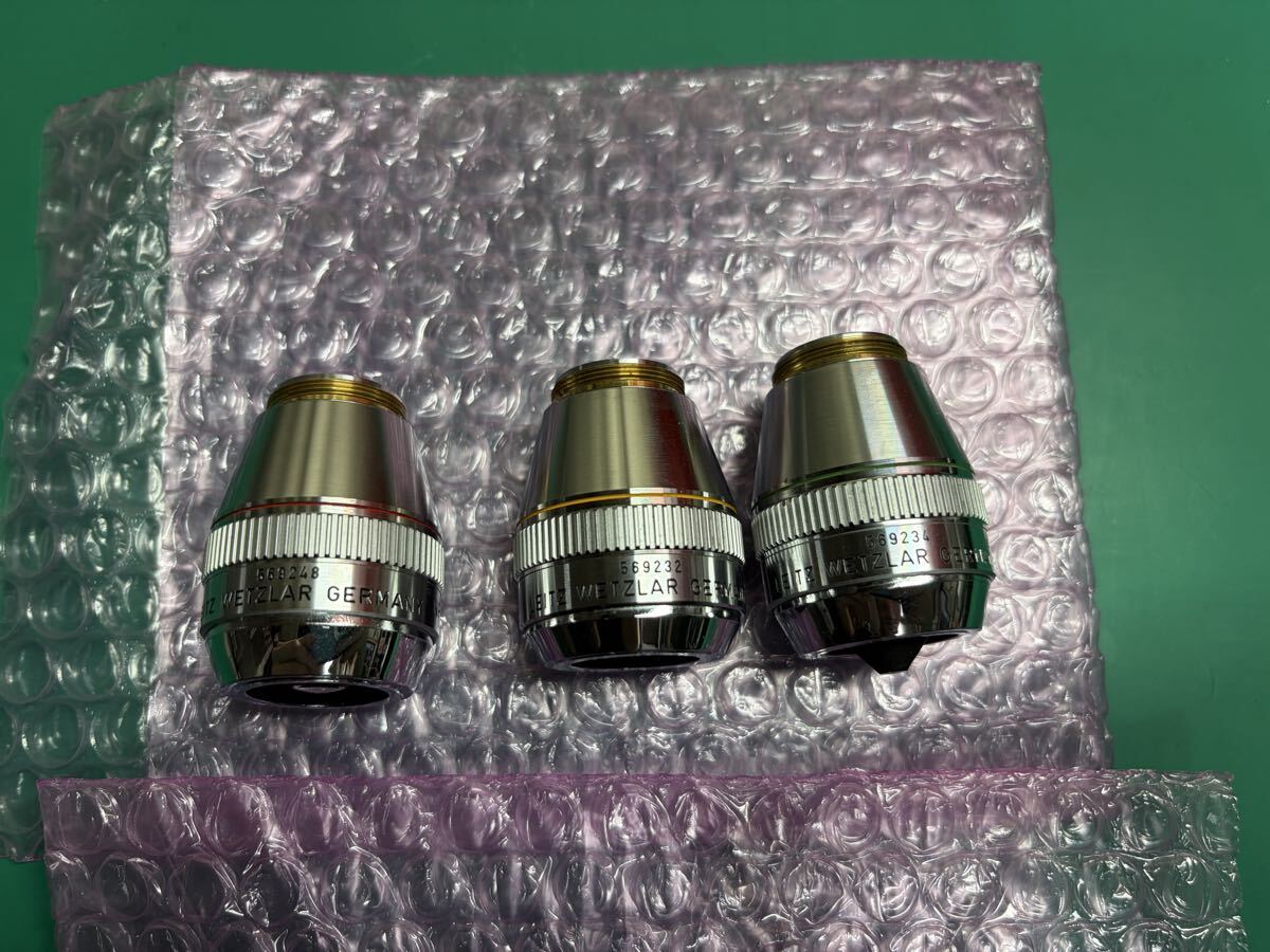 Leica NPL Fluotar DF Microscope Objective Lens Set with RMS Mount [1218229612]