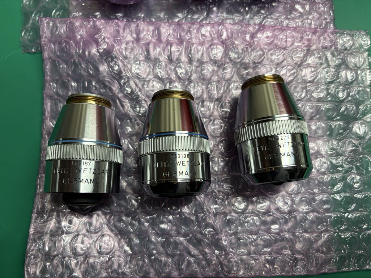 Leica NPL Fluotar DF Microscope Objective Lens Set with RMS Mount [1218229612]