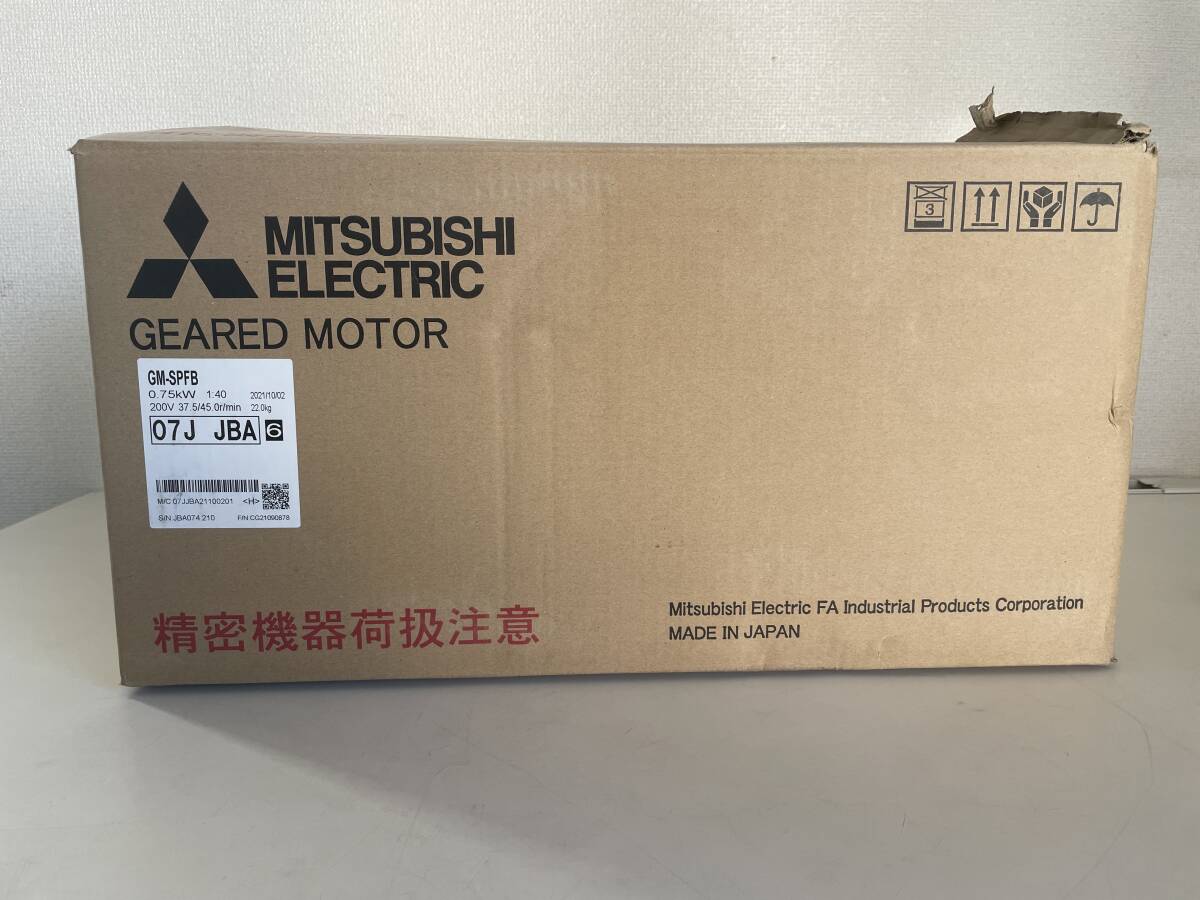 MITSUBISHI ELECTRIC GM-SPFB GEARED MOTOR 0.75W 1:40 B-501 [v1218330250]