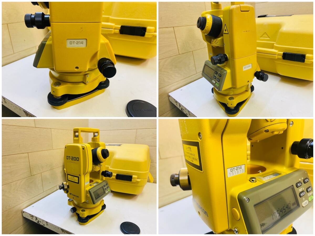 TOPCON DT-214 Digital Theodolite Measurement Surveying Instrument Final Calibration March 31, 2025 DT200 Series [u1218608564]