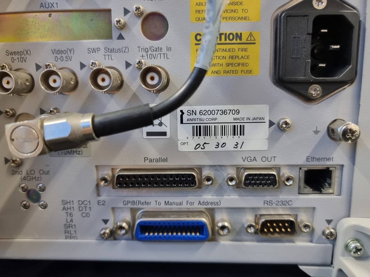 Anritsu MS8609A Digital Mobile Radio Transmitter Tester (for parts or not working) [j1219089396]