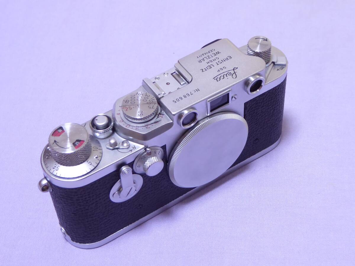 LEICA IIIf Body Camera Overhauled Shutter Curtain Half Mirror Replaced [j1219734607]