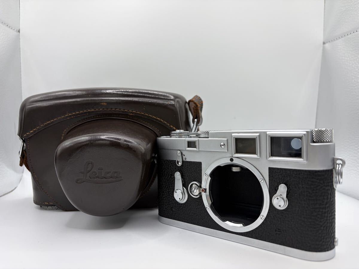 Leica M3 Rangefinder Camera Body Silver Chrome [s1219937614]