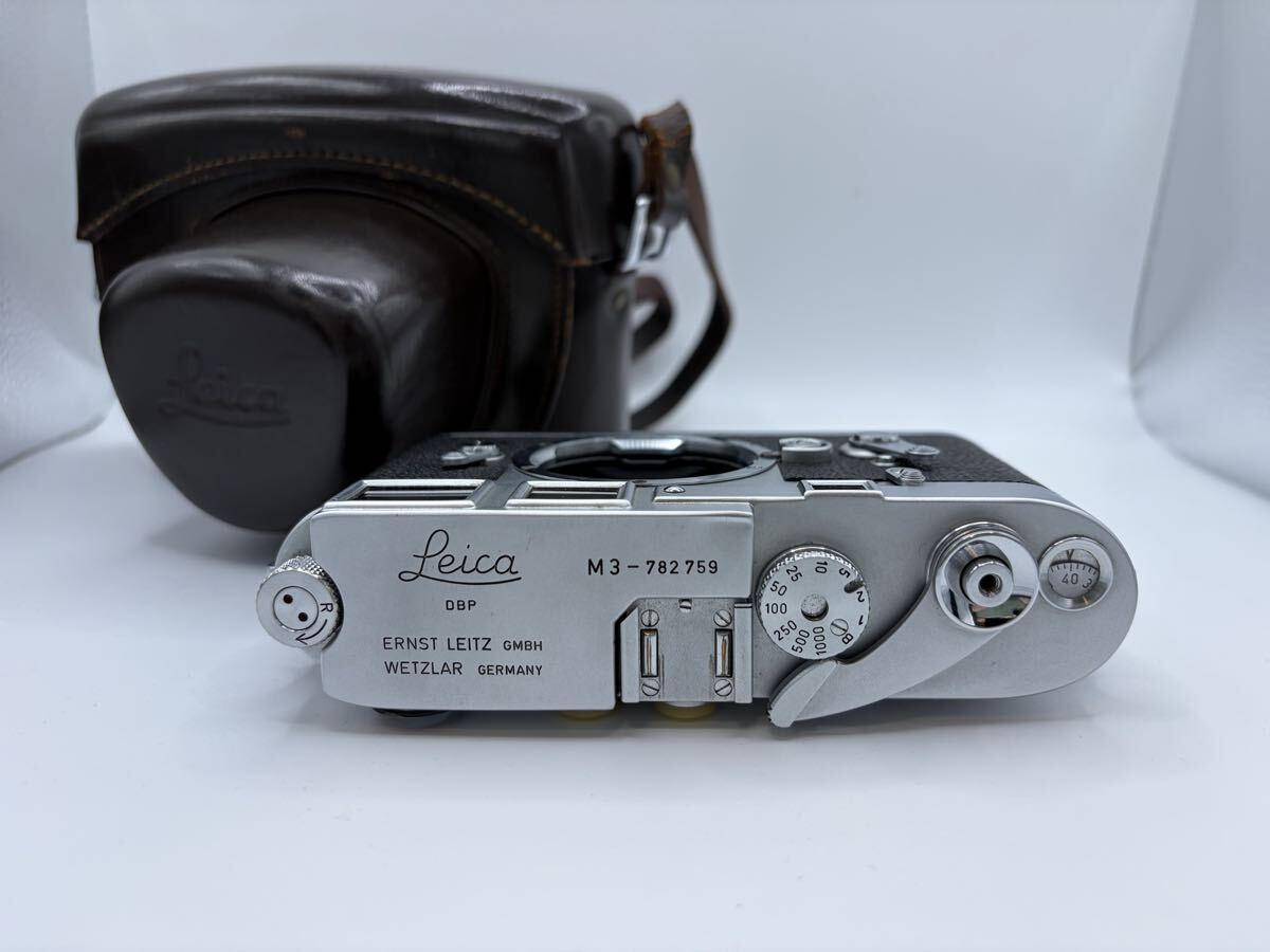 Leica M3 Rangefinder Camera Body Silver Chrome [s1219937614]