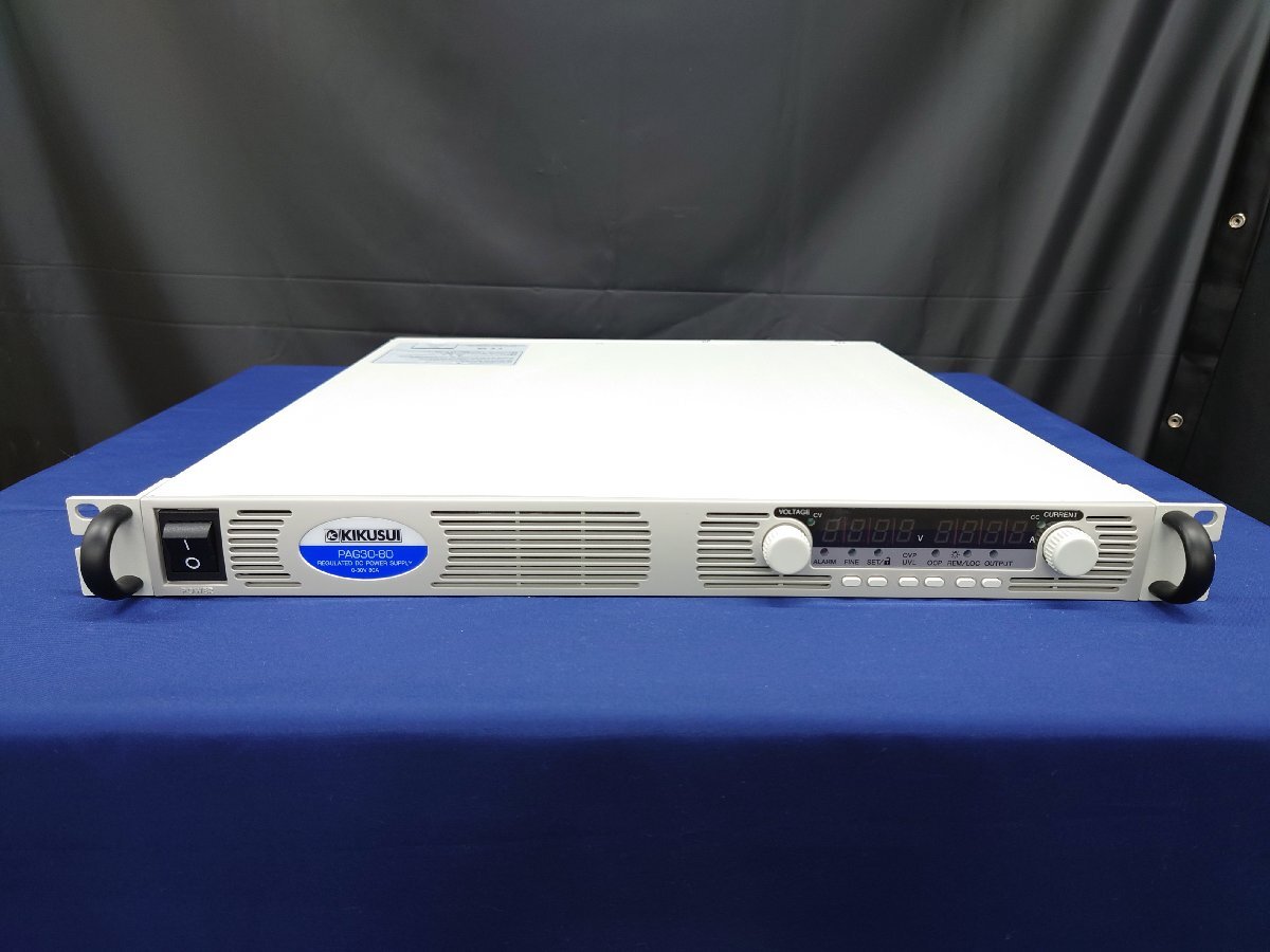 KIKUSUI PAG30-80 REGULATED DC POWER SUPPLY 0-30V 80A [q1220209998]