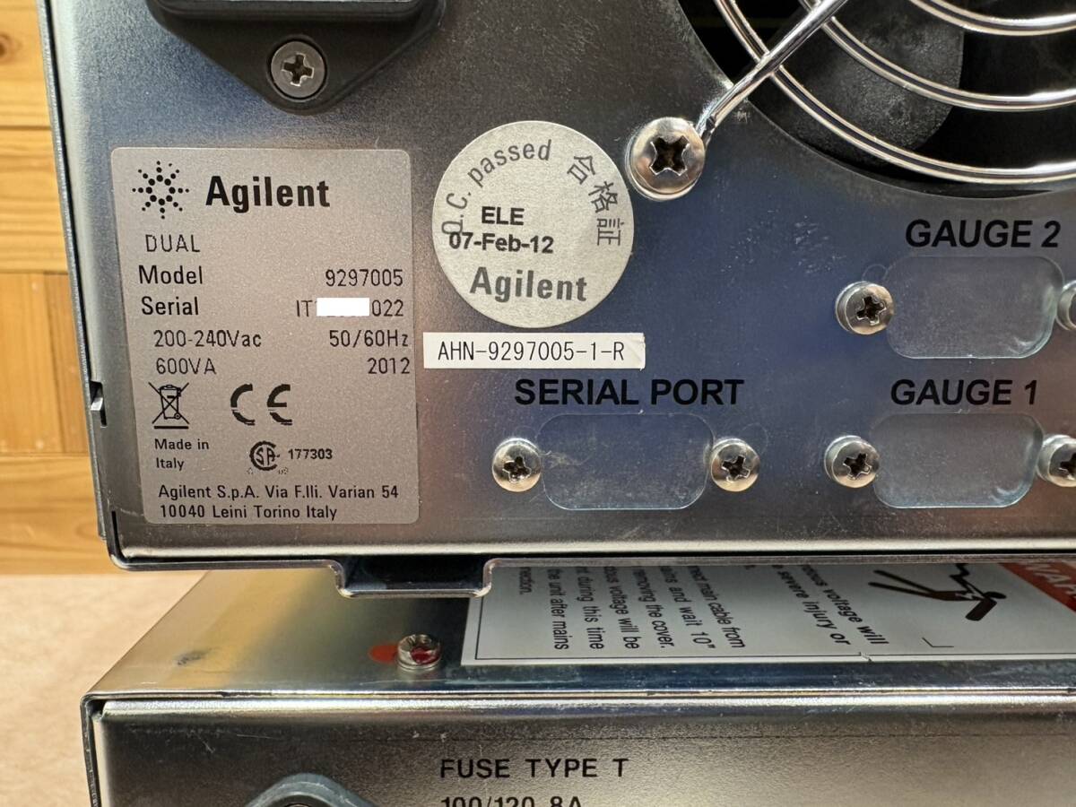 Agilent VARIAN 9297005 Dual Ion Pump Controller 2 Units (as-is) [d1220278960]
