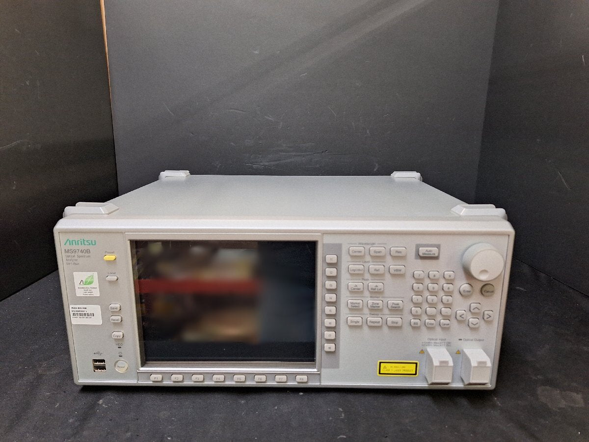 Anritsu MS9740B Optical Spectrum Analyzer Opt. 001 002 037 [1220338432]