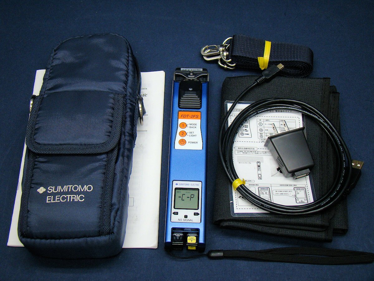 Sumitomo Electric FDT-2FS Optical Fiber Identifier 900-1700nm with Power Meter SC 1310/1490/1550nm Visible Light Source 650nm [1220723422]