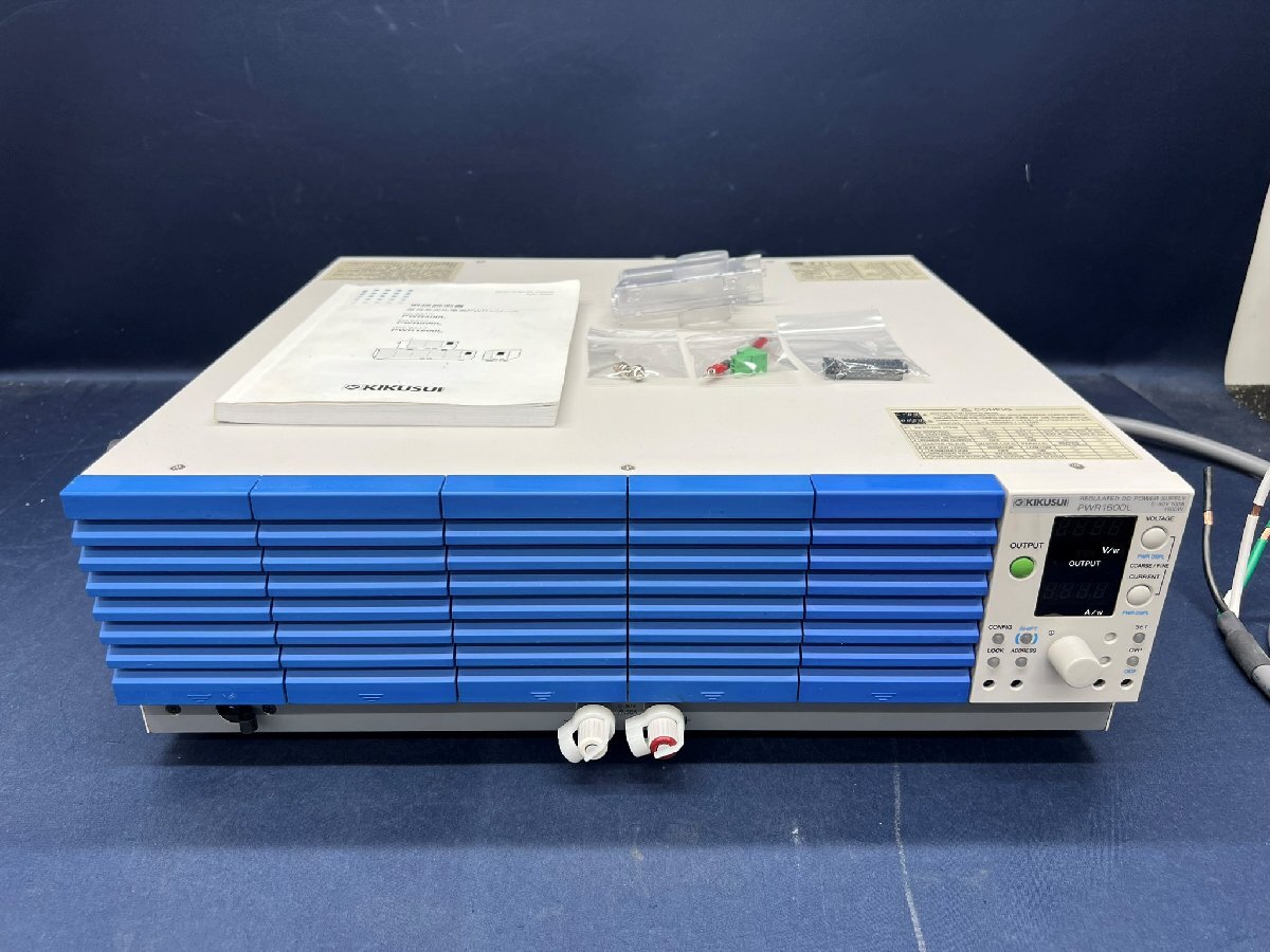Kikusui PWR1600L Wide Range DC Regulated Power Supply 1600W 80V 100A [f1221018050]