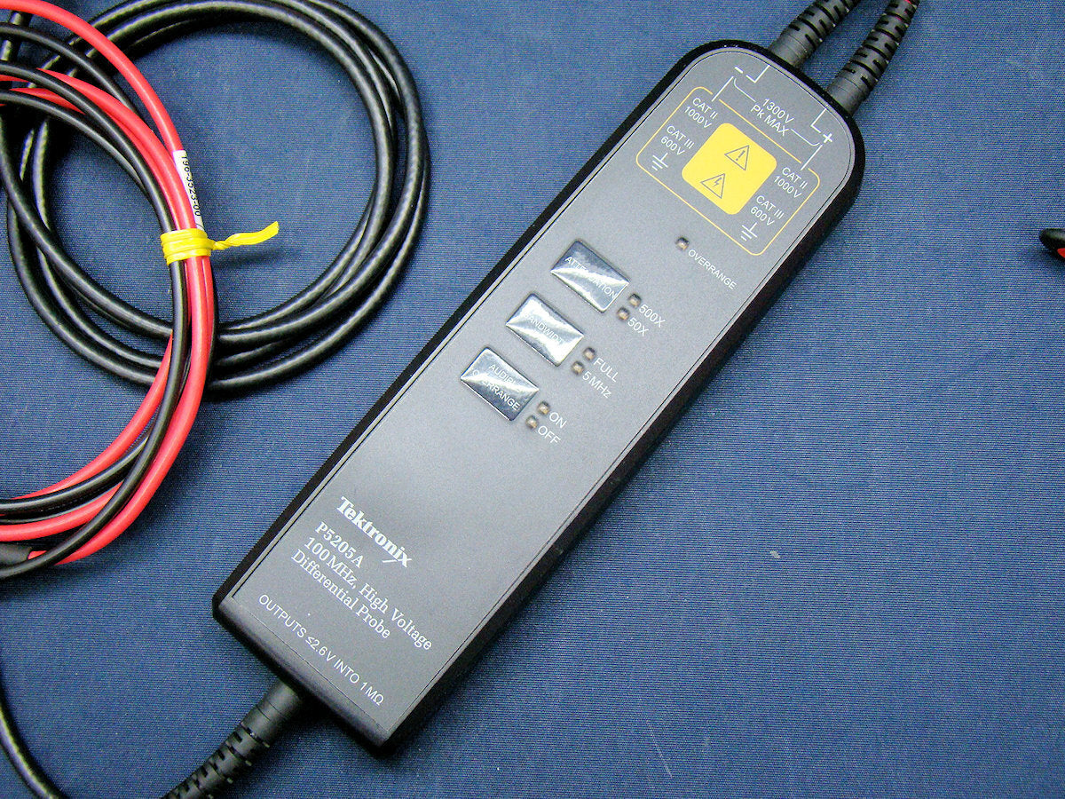 Tektronix P5205A High Voltage Differential Probe 100MHz 1300V [f1221023755]