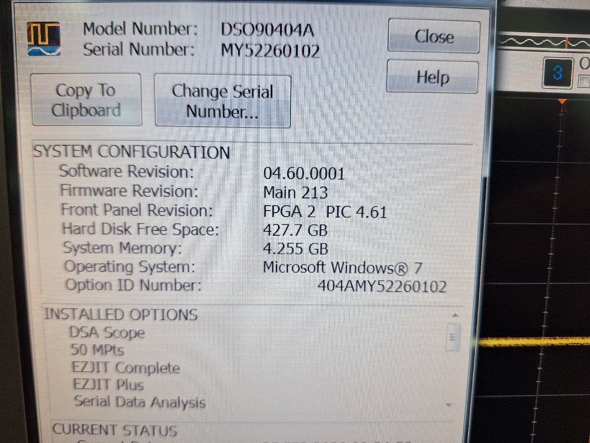 Agilent DSA90604A Oscilloscope 6GHz 20GSa/s [q1221025767]