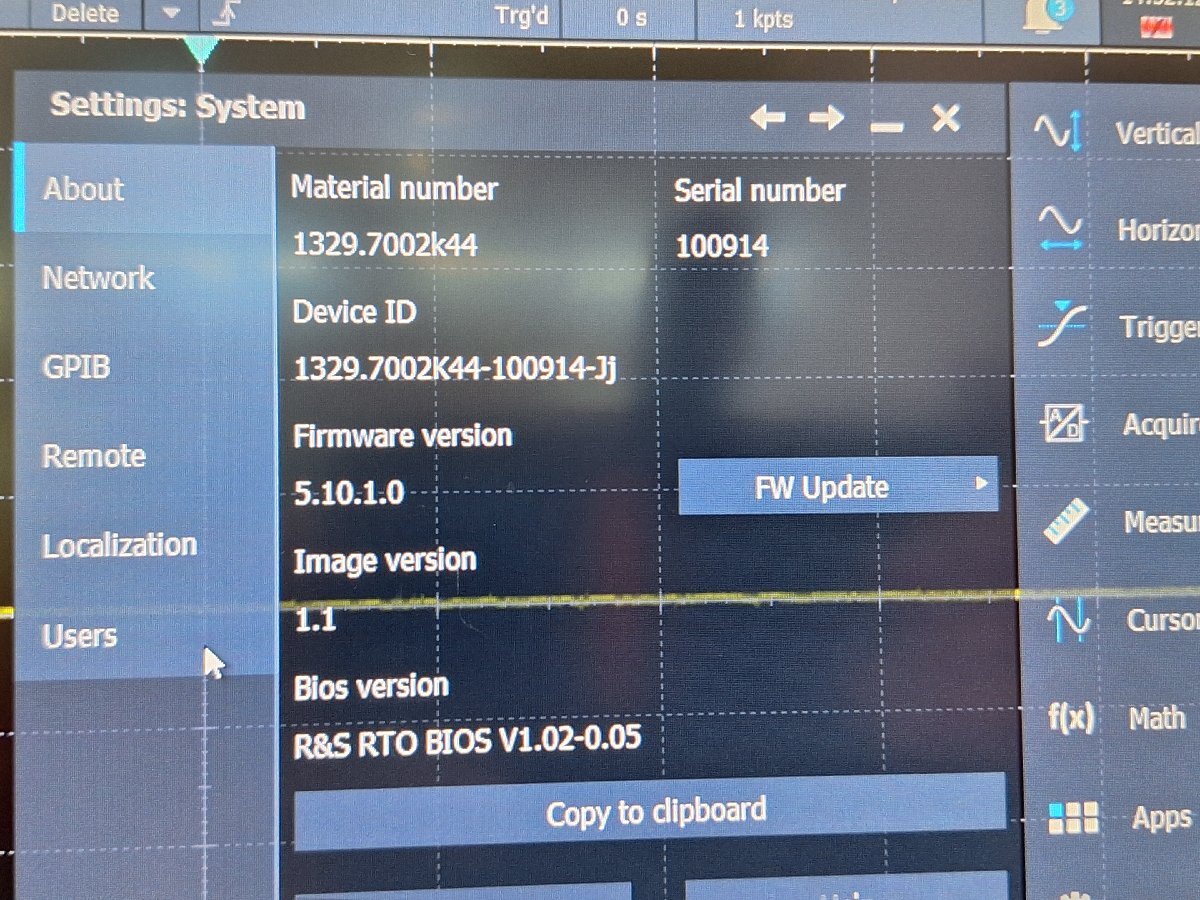 Rohde & Schwarz RTO2044 Oscilloscope 4CH 4GHz 20GSa/s [j1221849579]