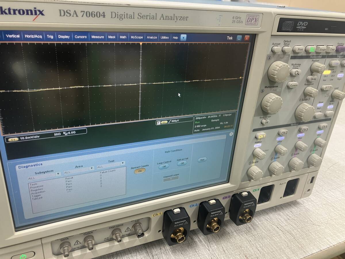 Tektronix DSA70604 Digital Serial Analyzer 6GHz 25GS/s [f1221946102]