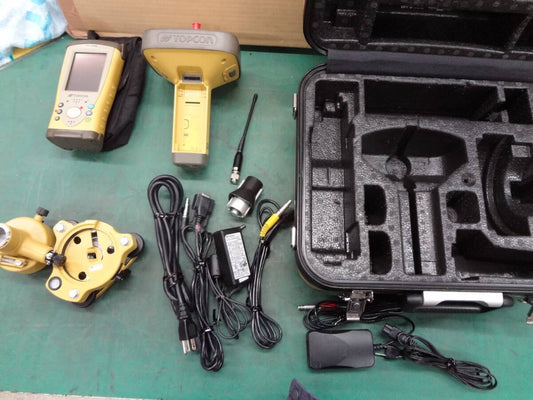 Topcon GR-3 GNSS Receiver with FC-200 Data Collector Surveying Equipment 4 pcs [v1222545116]