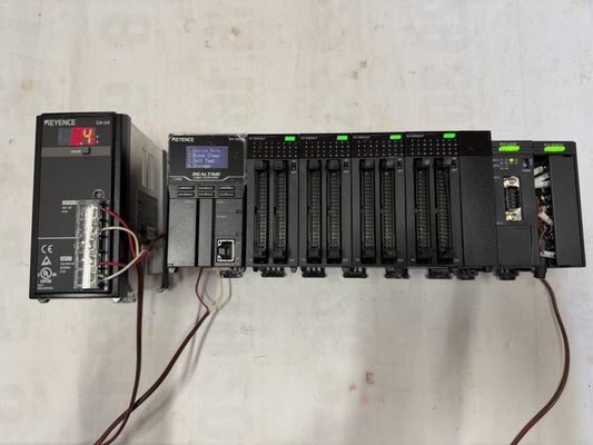 Keyence KV-7500 Power Supply Unit with CA-U4/KV-SIR32XT 4/KV-B16XC2 Programmable Logic Controller [k1222688176]