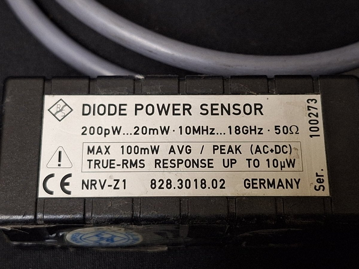 R&S NRV-Z1 Diode Power Sensor DC-18GHz 20mW [f1222801789]
