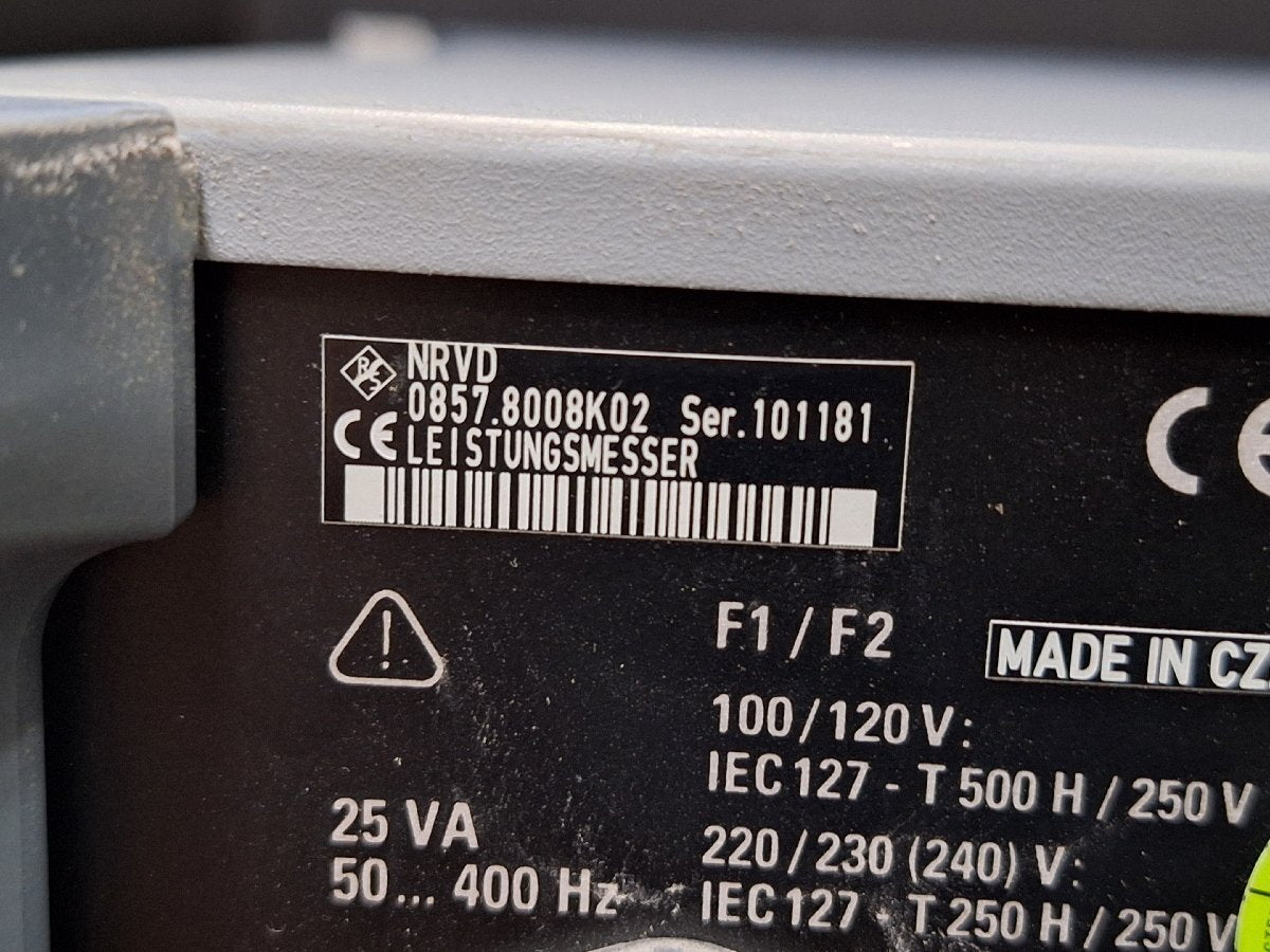 Rohde & Schwarz NRVD Dual Channel RF Power Meter [1222806379]