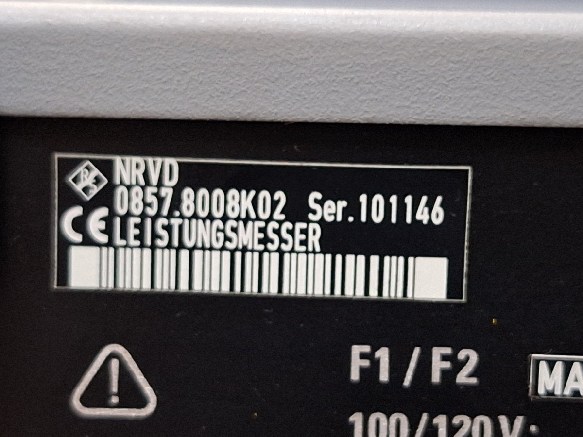 Rohde & Schwarz NRVD Dual Channel RF Power Meter [x1222803047]