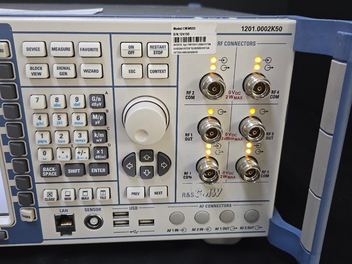Rohde & Schwarz CMW500 Wideband Radio Communication Tester [f1223088431]