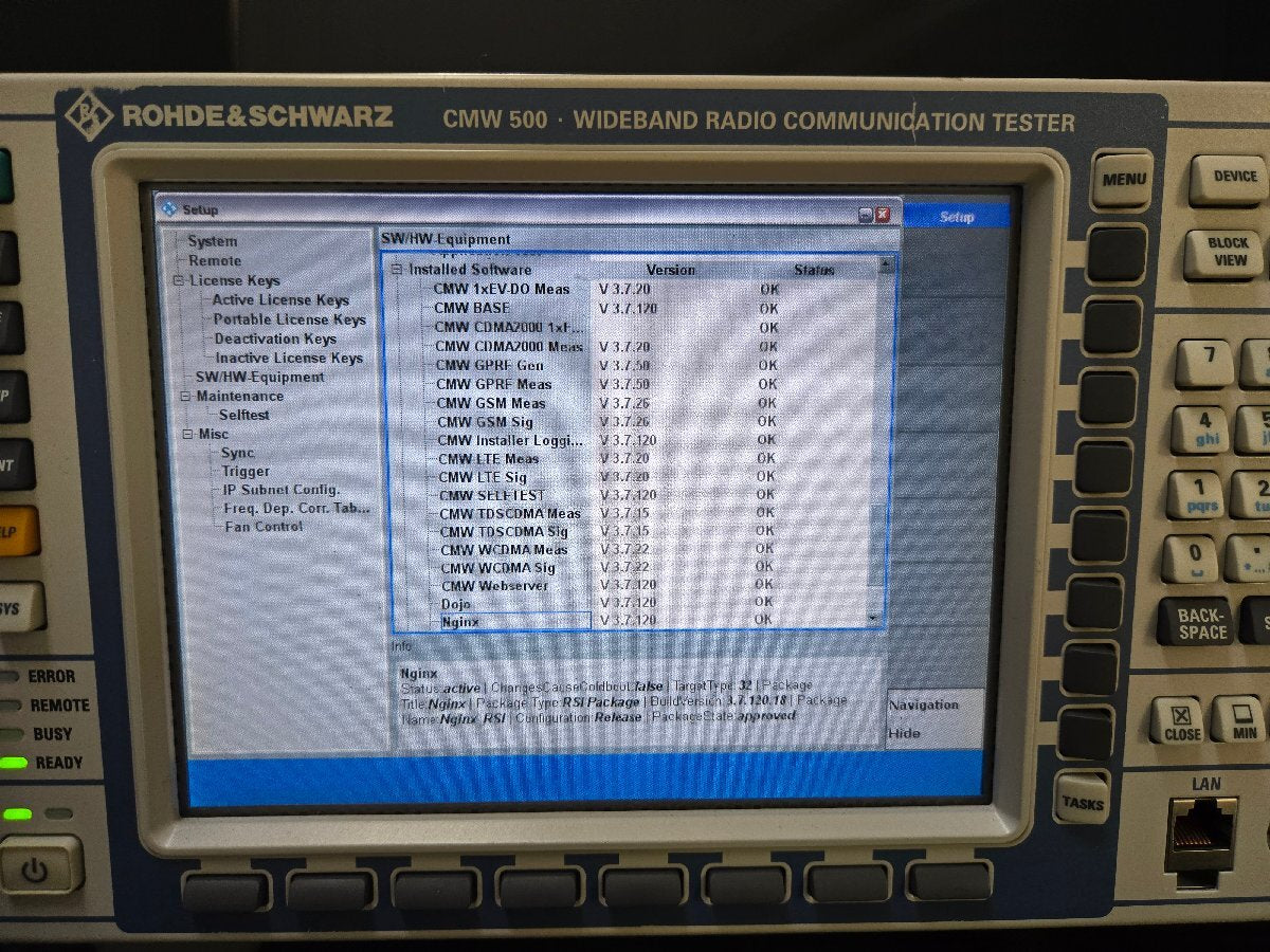 Rohde & Schwarz CMW500 Wideband Radio Communication Tester [f1223088431]