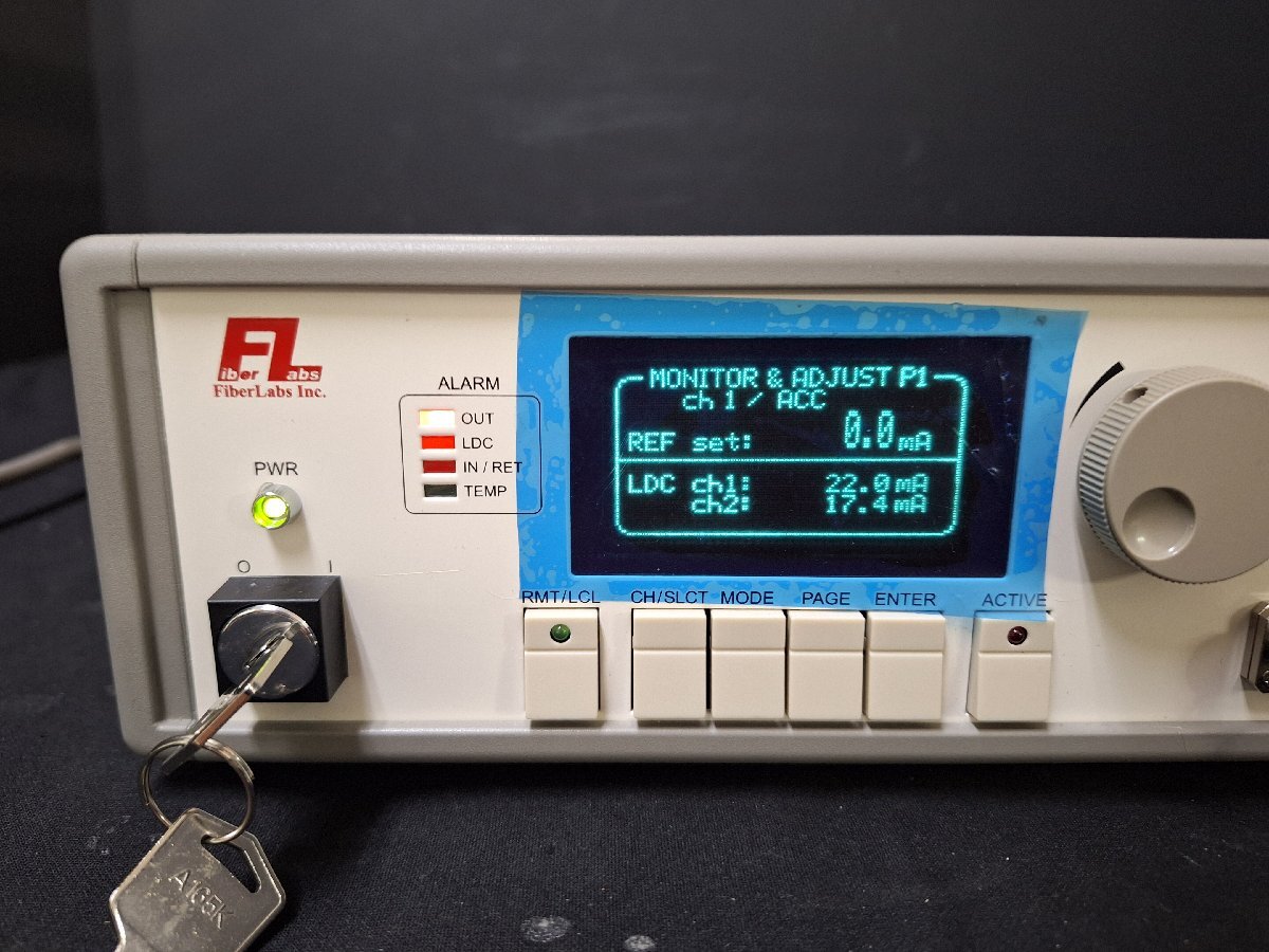 FiberLabs AMP-FL8001-LB-22 Optical Fiber Amplifier 1560-1610nm [c1223376818]
