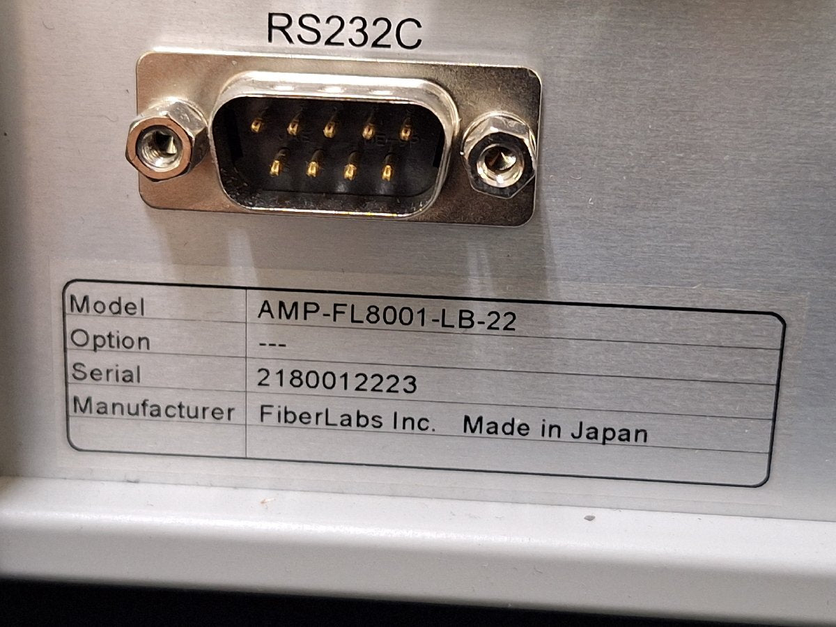 FiberLabs AMP-FL8001-LB-22 Optical Fiber Amplifier 1560-1610nm [c1223376818]