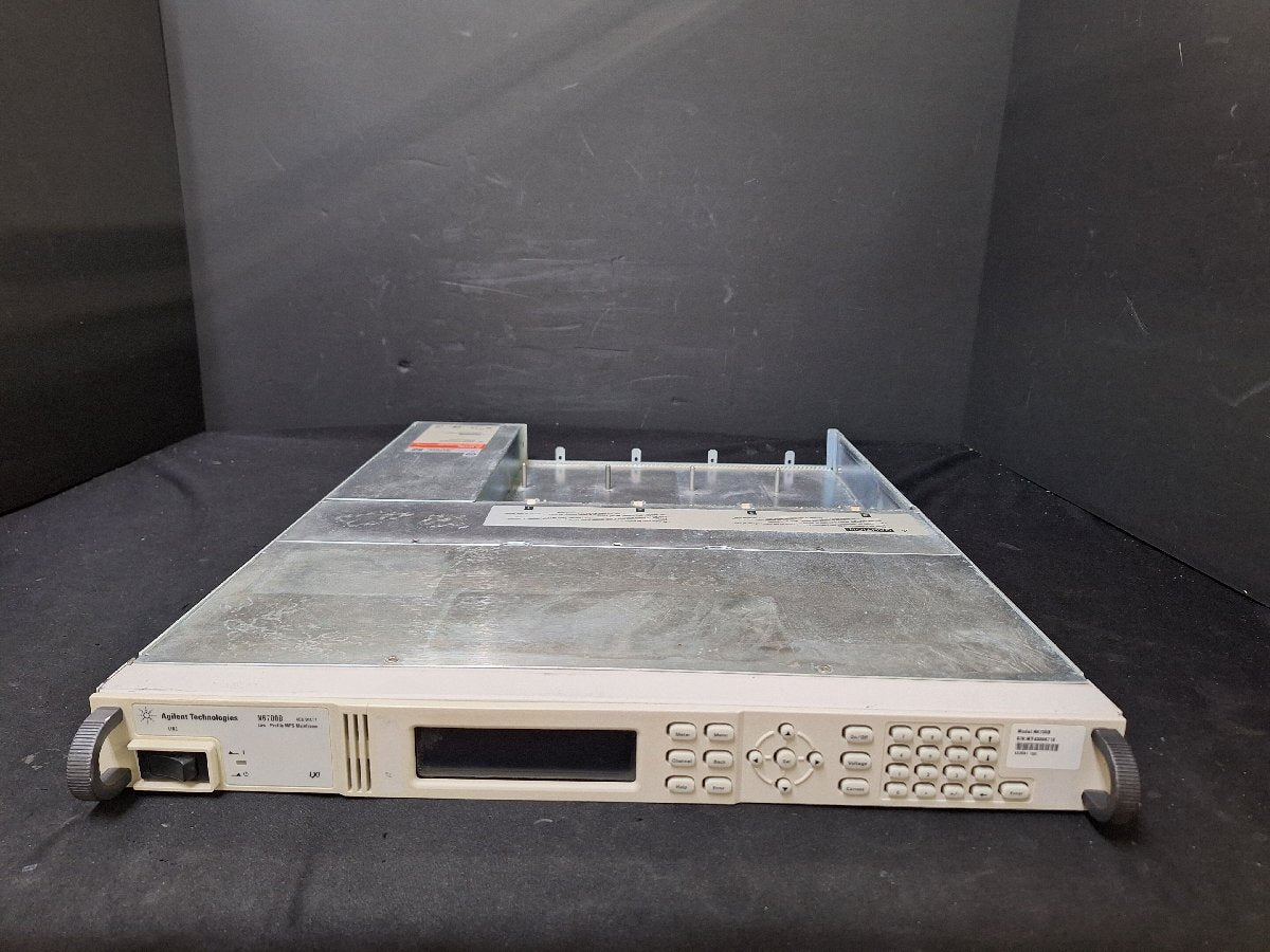 Agilent N6700B Low Profile MPS Modular Power System Mainframe 400W 4-Slot (for parts or not working) [e1223392050]
