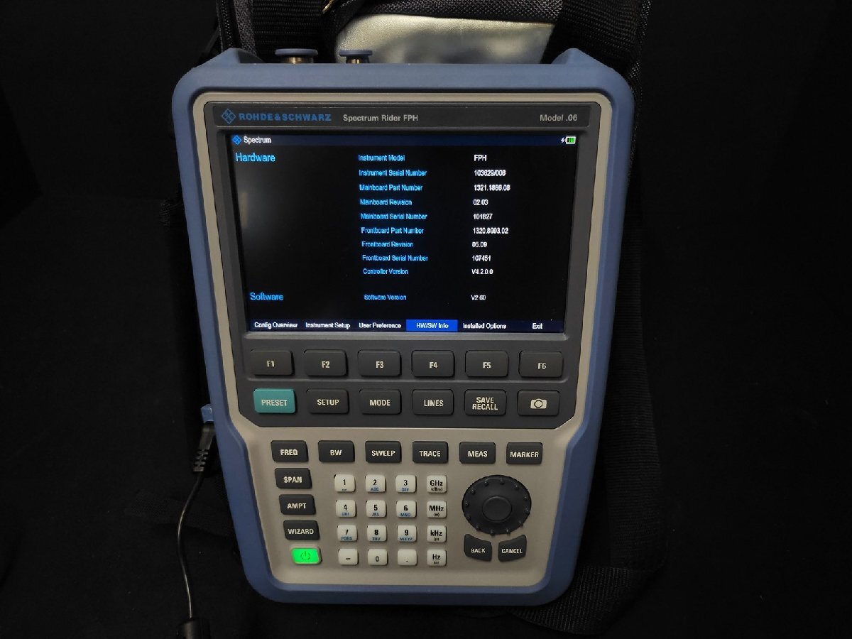 Rohde & Schwarz FPH Spectrum Rider Handheld Spectrum Analyzer 5kHz-2GHz [o1223388761]