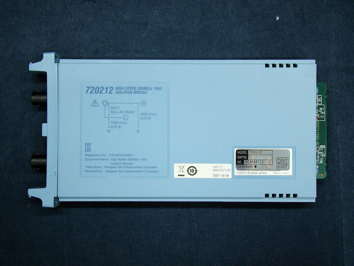 Yokogawa 720212 200MS/s 14-bit Isolation Module [u1224398135]