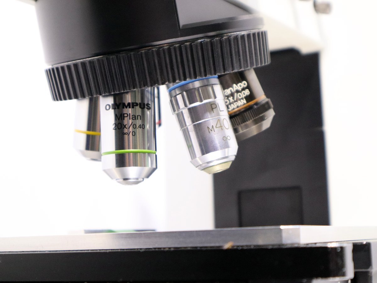 Olympus BX60MF Microscope with M Plan Apo 2.5x 5x 10x 20x Objective Lenses [w1224417972]
