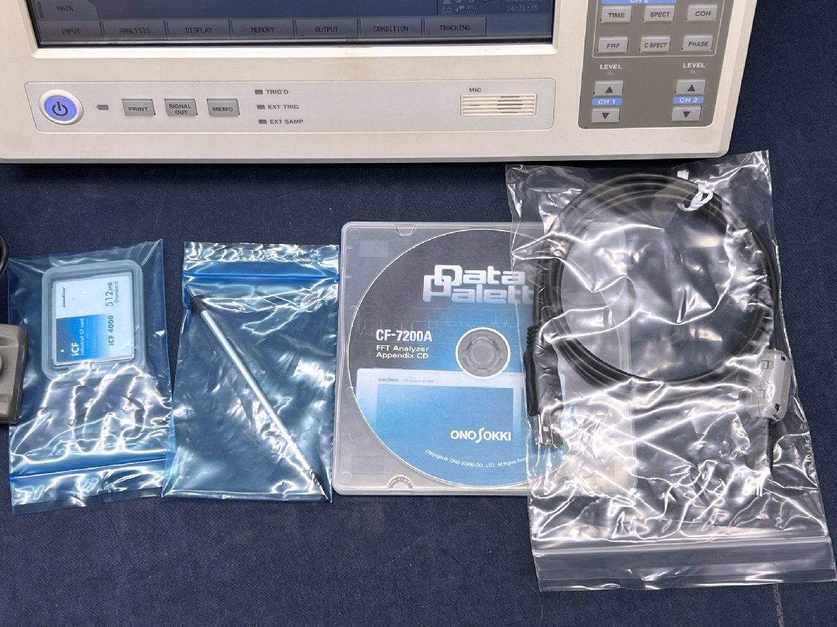 Ono Sokki CF-7200A FFT Analyzer 2CH [f1224701597]