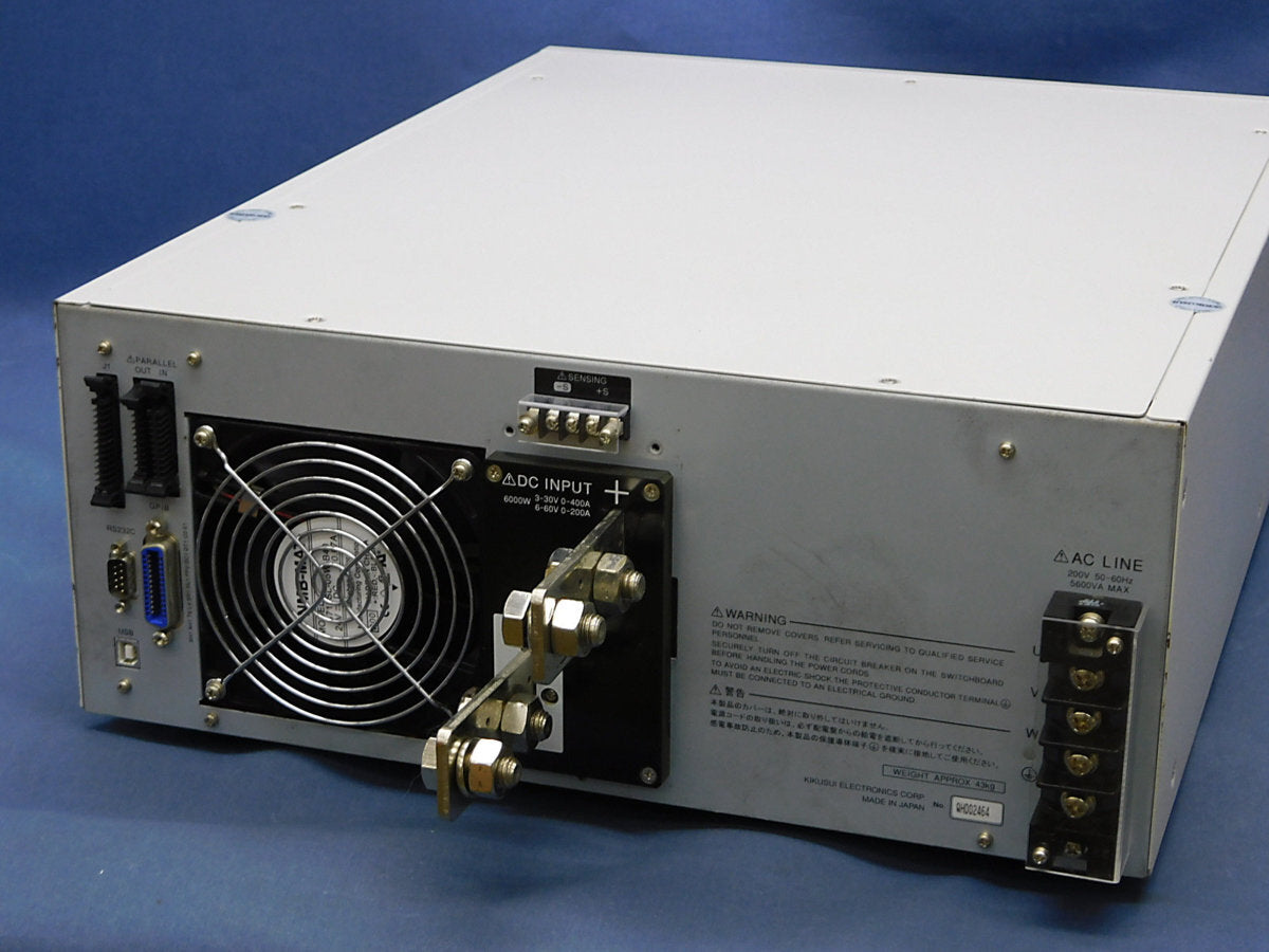 Kikusui PLZ6000R Regenerative DC Electronic Load 6000W [q1224730756]