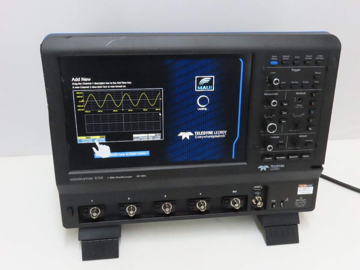 Teledyne LeCroy WaveRunner 8104 Oscilloscope Touchscreen Display [t1225492392]